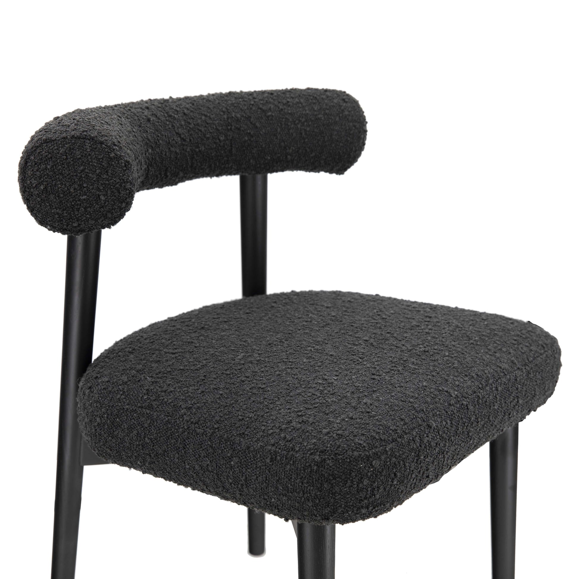 Spara Performance Boucle Side Chair - Black - Image 6