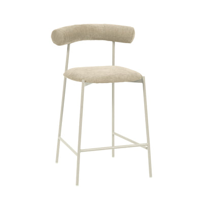 Liliana Performance Velvet Stool - Image 1