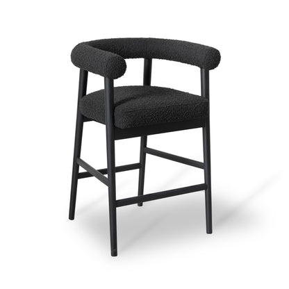 Spara Performance Boucle Counter Stool - Black - Image 1