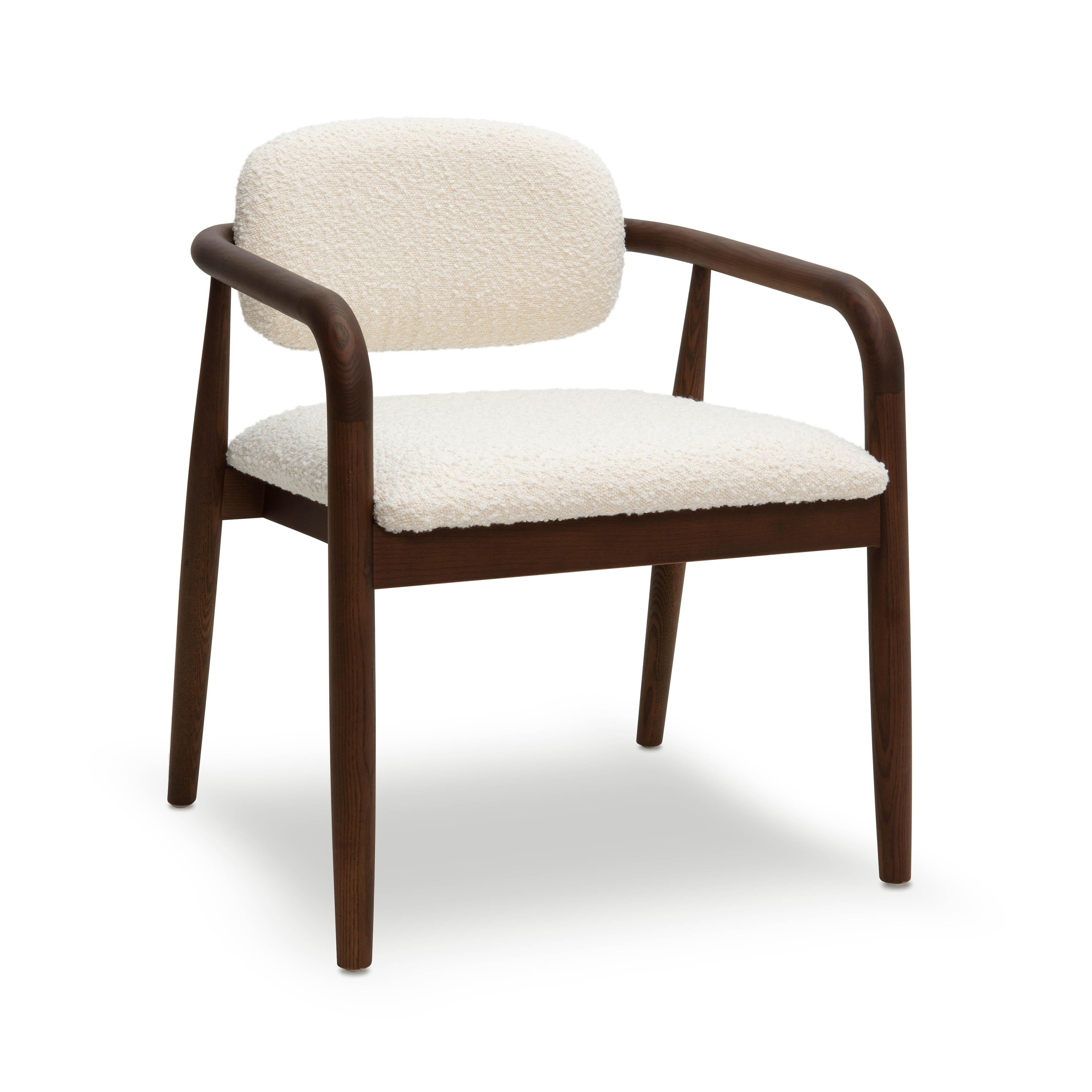 Betsy Cream Performance Boucle Dining Chair | TOV Furniture