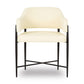 Sezanne Contract-Grade Vegan Leather Dining Chair - Cream - Image 3