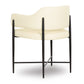 Sezanne Contract-Grade Vegan Leather Dining Chair - Cream - Image 4