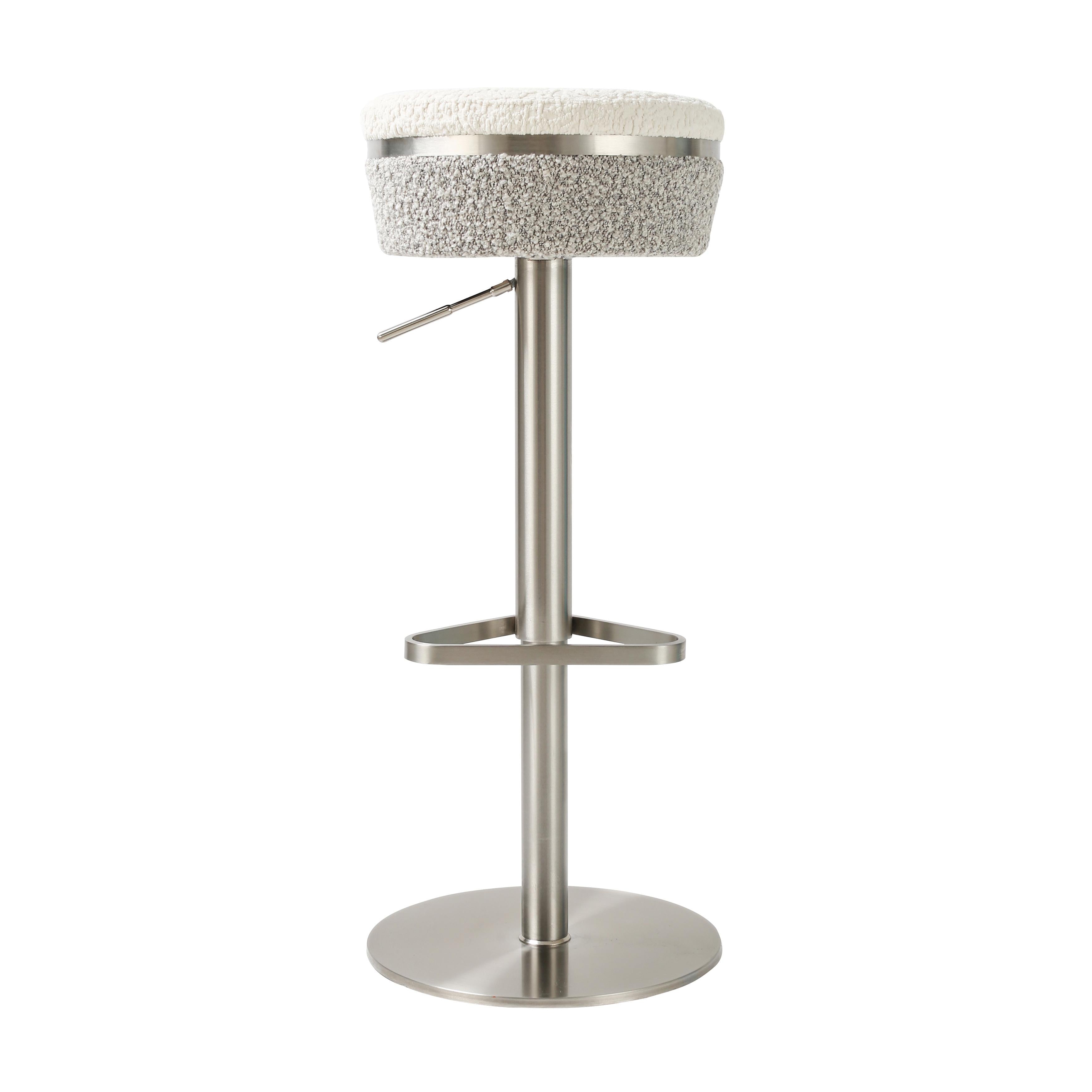 Astro Performance Vegan Leather Adjustable Stool | TOV Furniture
