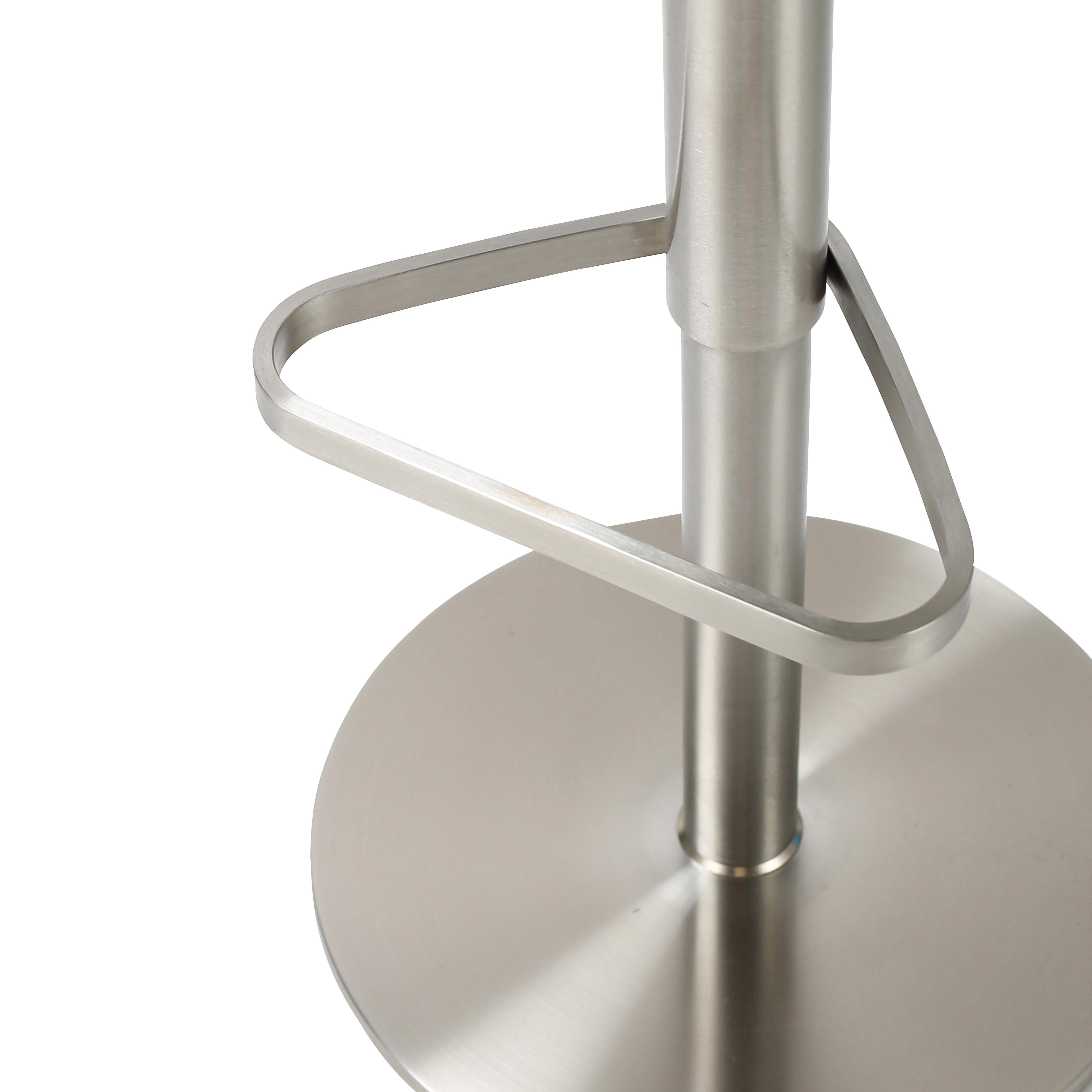 Astro White and Grey Boucle Adjustable Stool – TOV Furniture