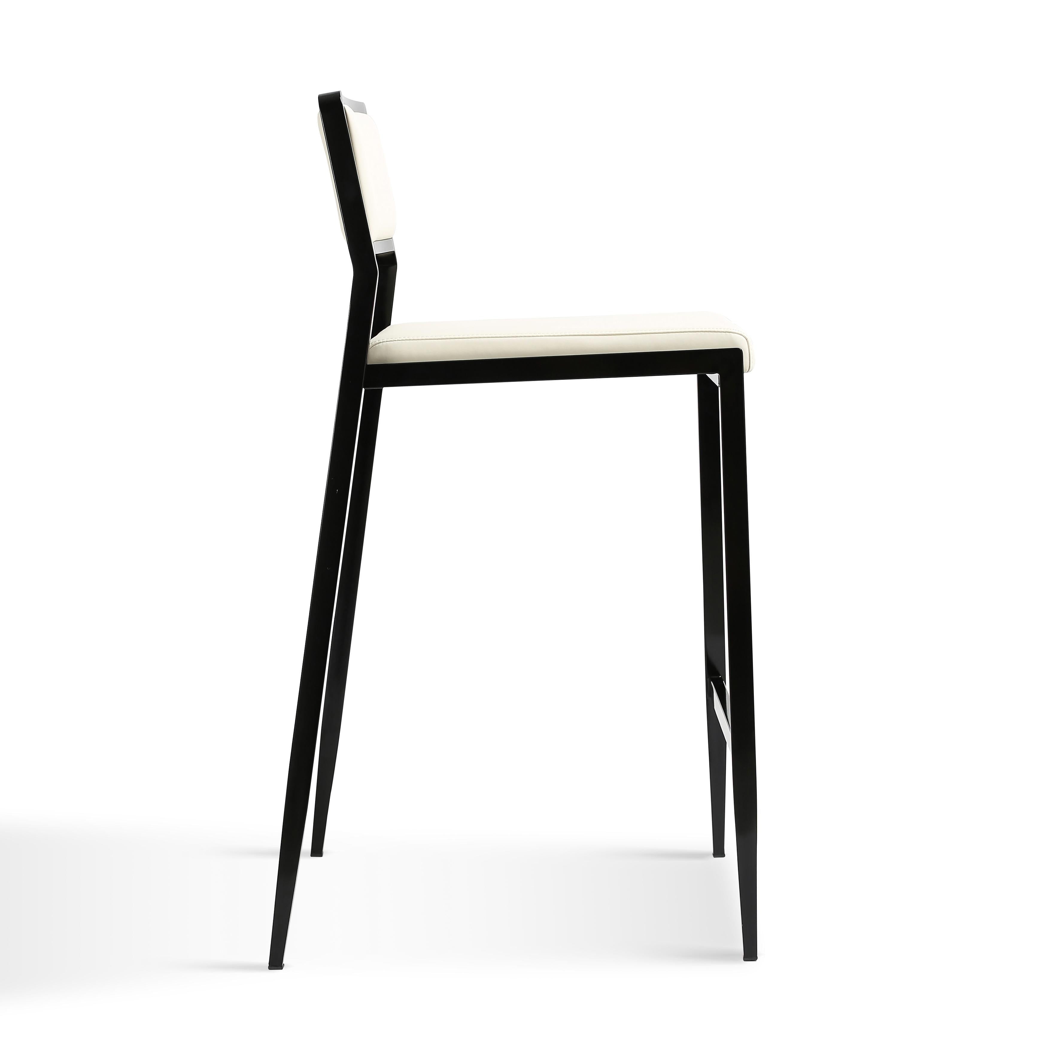 Gale Performance Vegan Leather Stackable Stool - Set of 2 | TOV