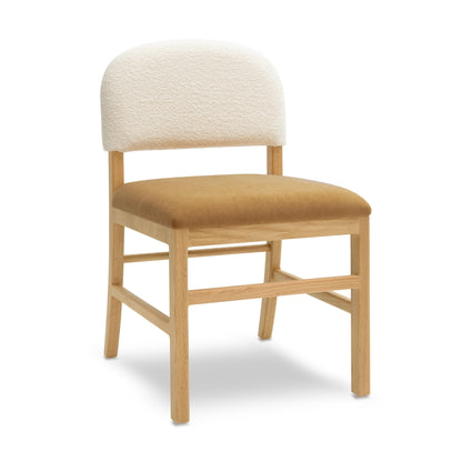 Calla Performance Velvet Dining Chair - Cognac - Image 1