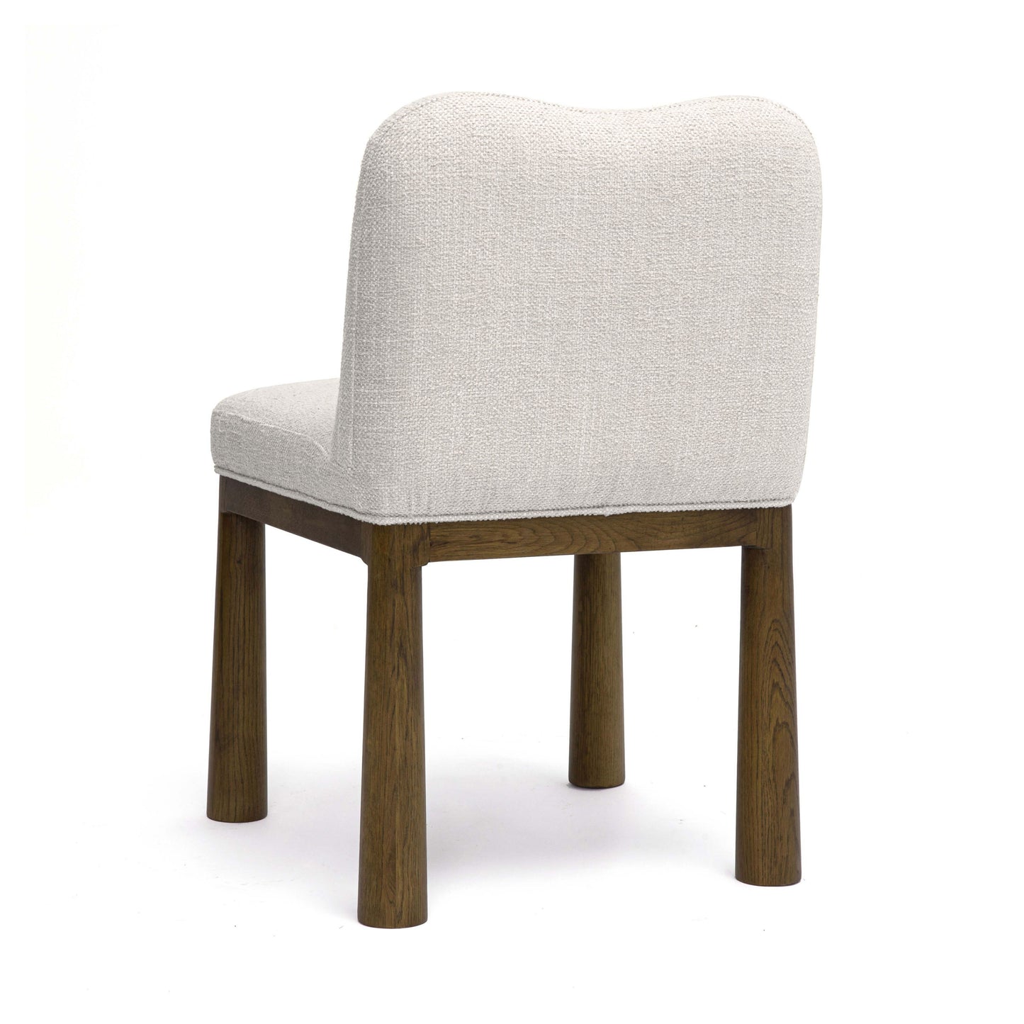 Tiara Performance Basketweave Fabric Dining Chair - Cream - Image 4