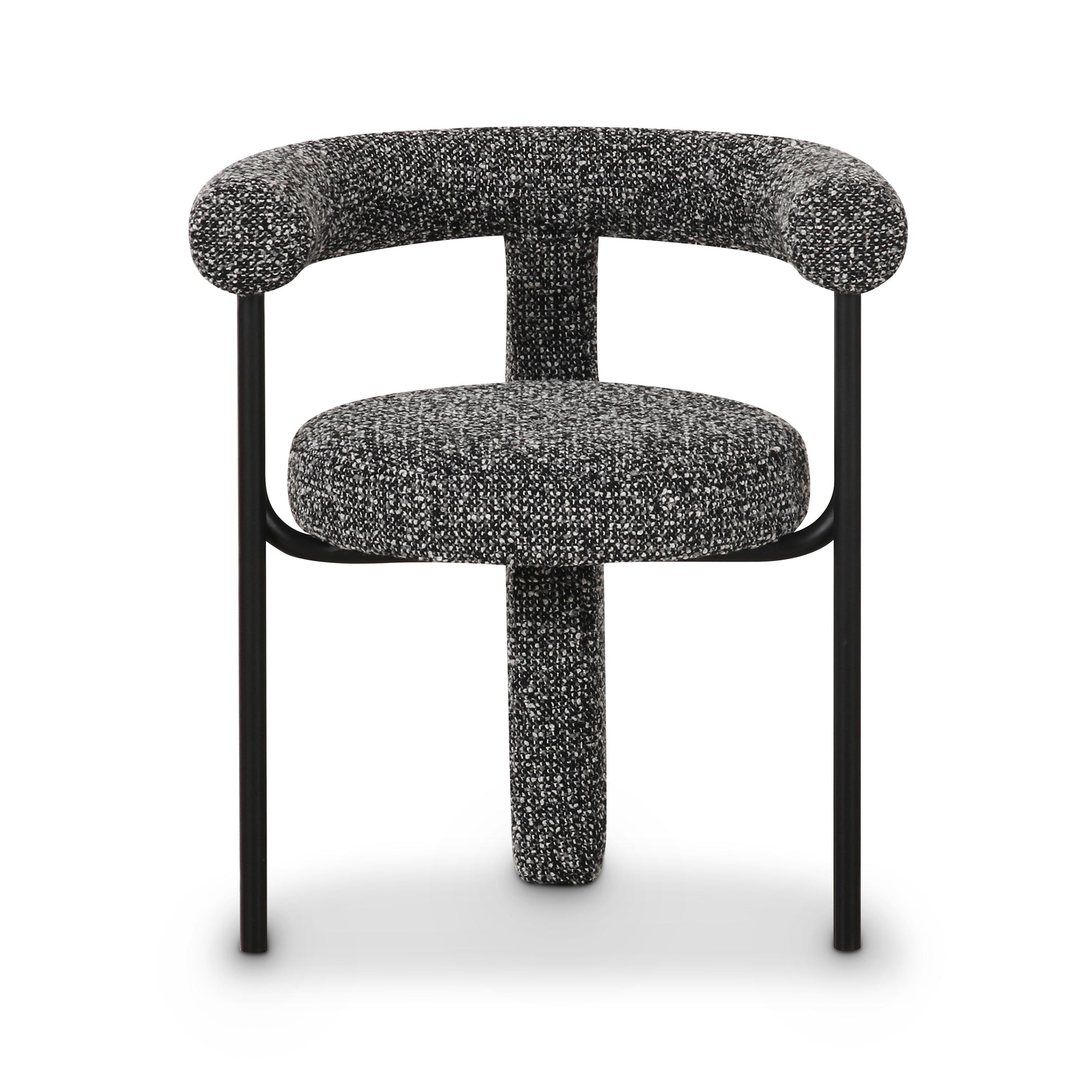 Synn Performance Boucle Dining Chair - Black - Image 1