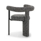 Synn Performance Boucle Dining Chair - Black - Image 5