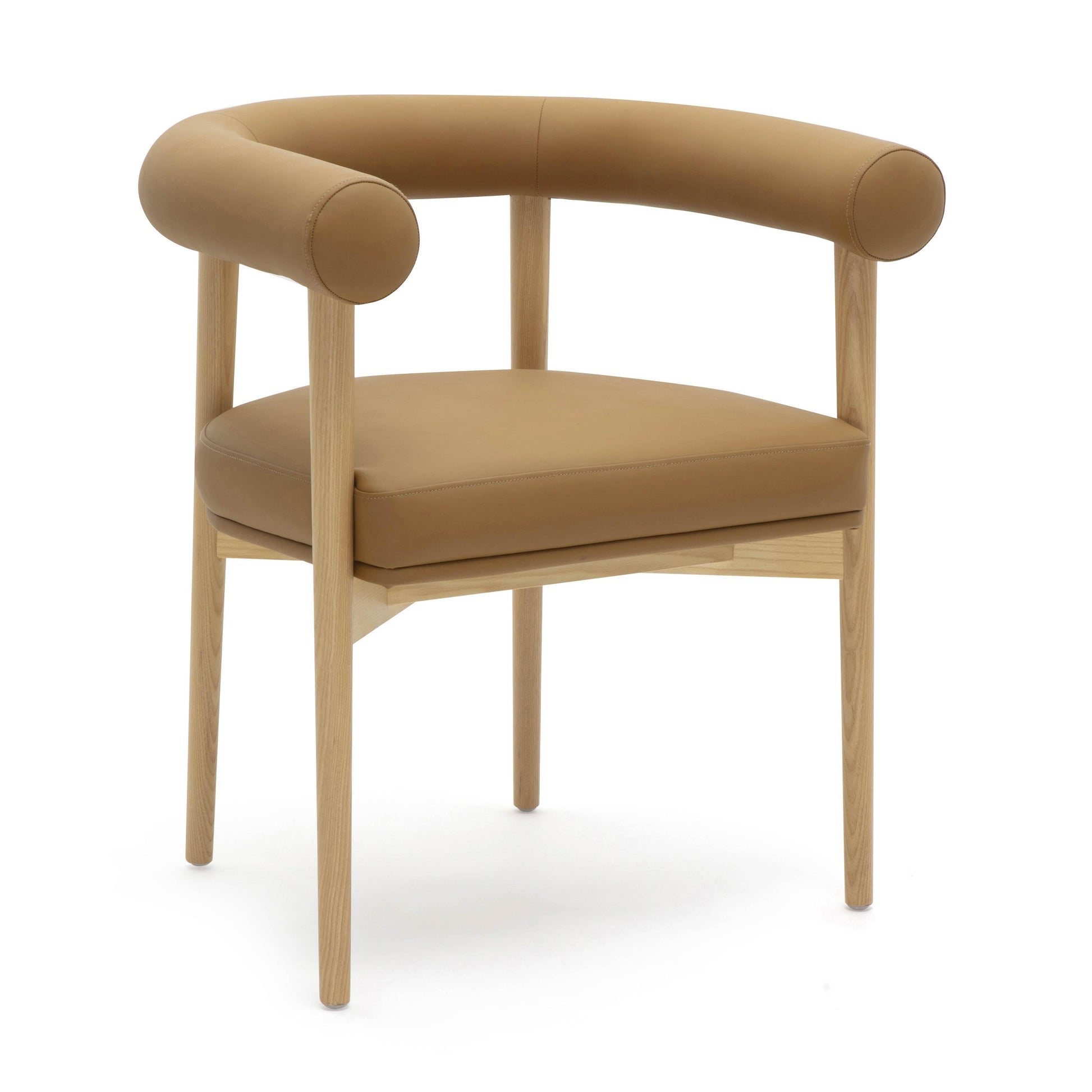 Spara Performance Vegan Leather Dining Chair - Cognac - Image 3