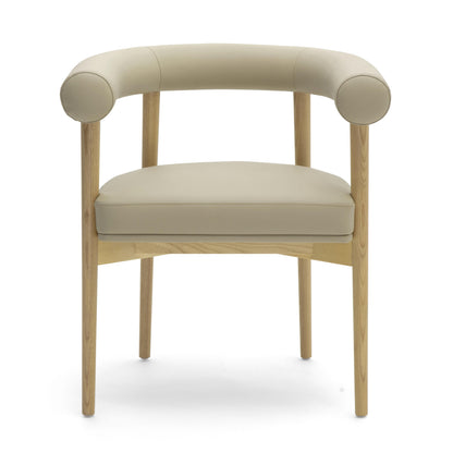 Spara Performance Vegan Leather Dining Chair - Taupe - Image 1