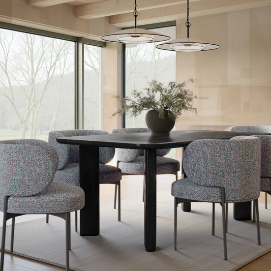Maureen Speckled Grey Performance Boucle Dining Chair - Image 2