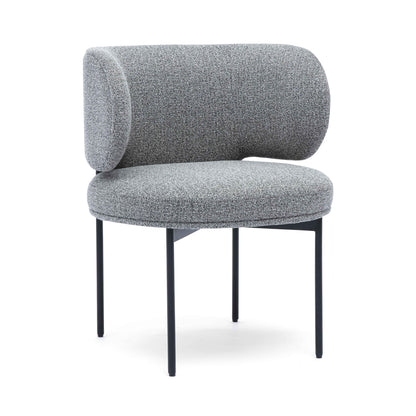 Maureen Speckled Grey Performance Boucle Dining Chair - Default Title - Image 2