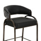Tatum 2-Tone Performance Vegan Leather Counter Stool - Black - Image 5