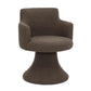Jeffree Performance Boucle Swivel Dining Chair - Chocolate Brown - Image 2