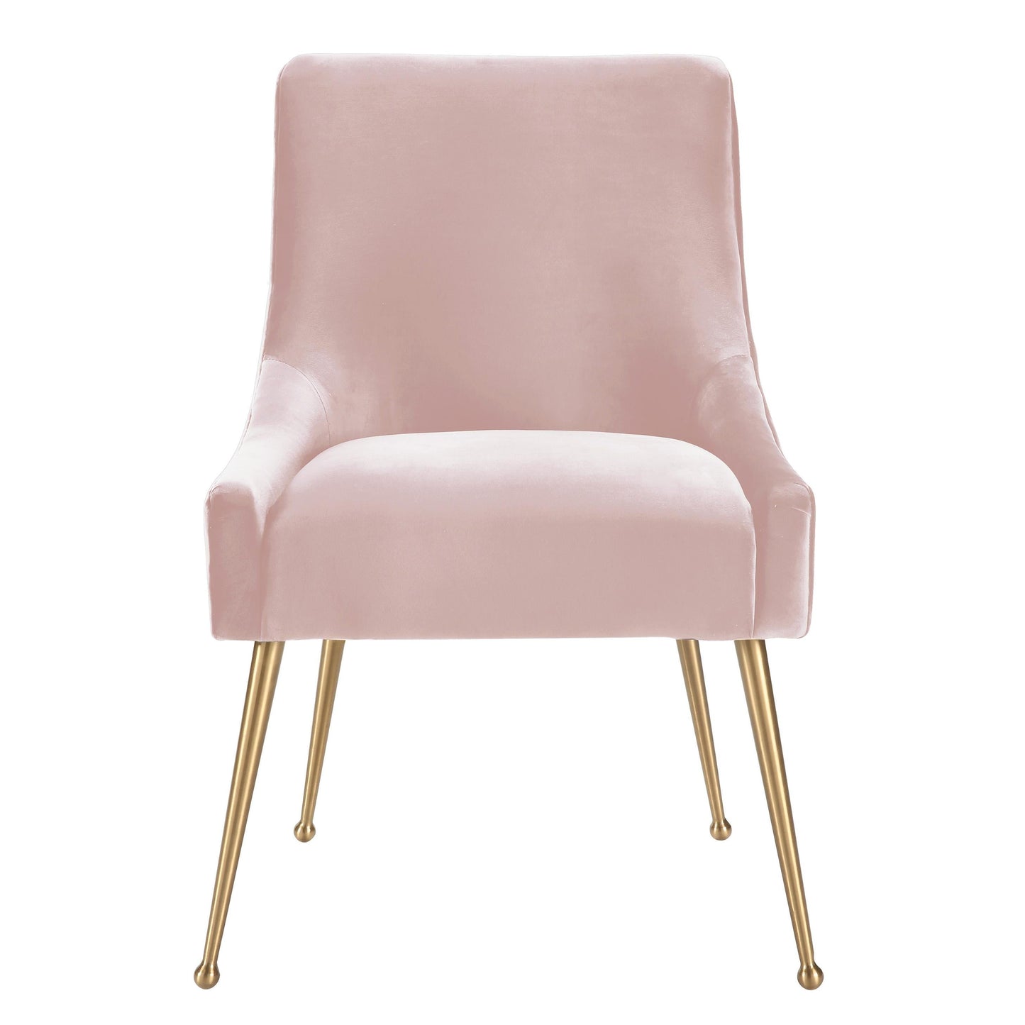 Beatrix Performance Velvet Dining Chair - Blush - Image 4