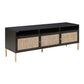 Sierra 65" Cane Media Console - Black - Image 3
