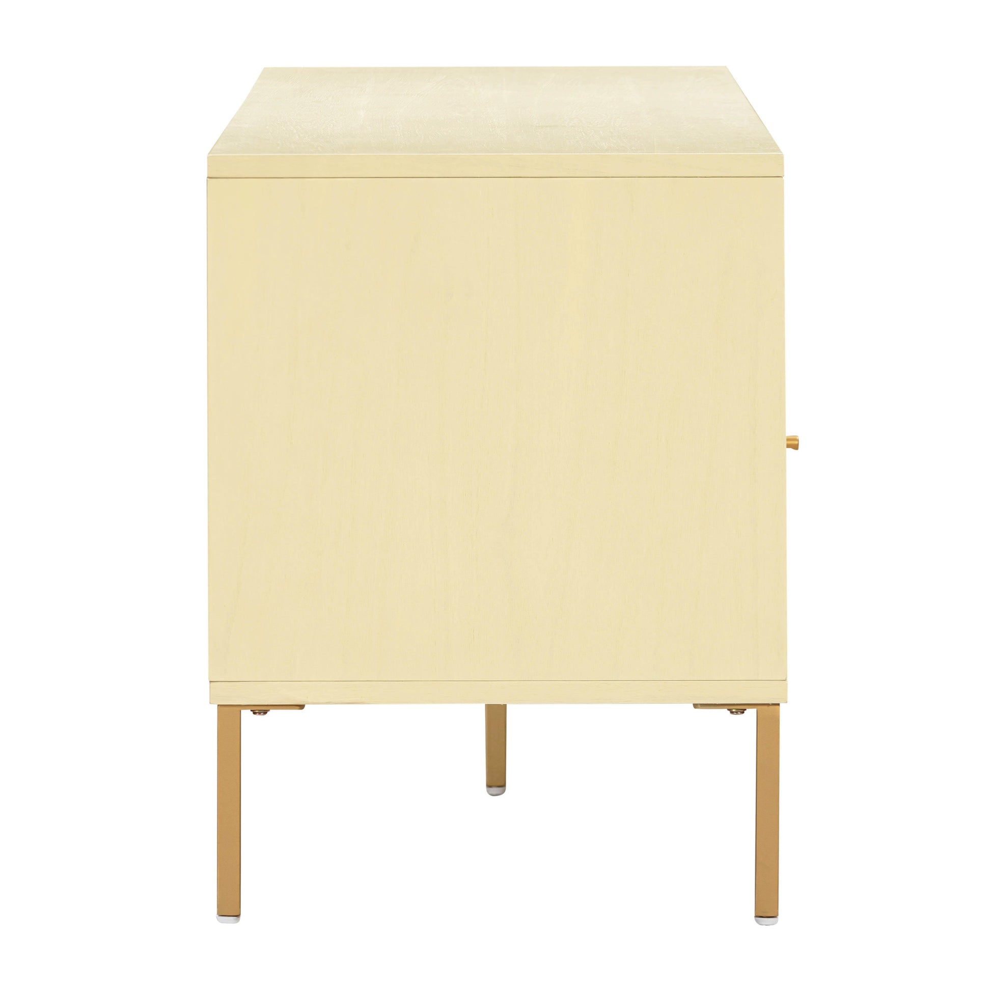 Sierra 65" Cane Media Console - Buttermilk - Image 4