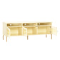 Sierra 65" Cane Media Console - Buttermilk - Image 6
