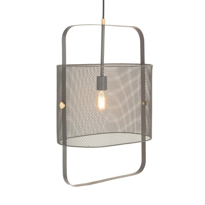 Klaus Large Grey Metal Pendant Lamp - Default Title - Image 2