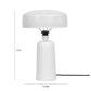 Cindy White Metal Table Lamp - Image 6