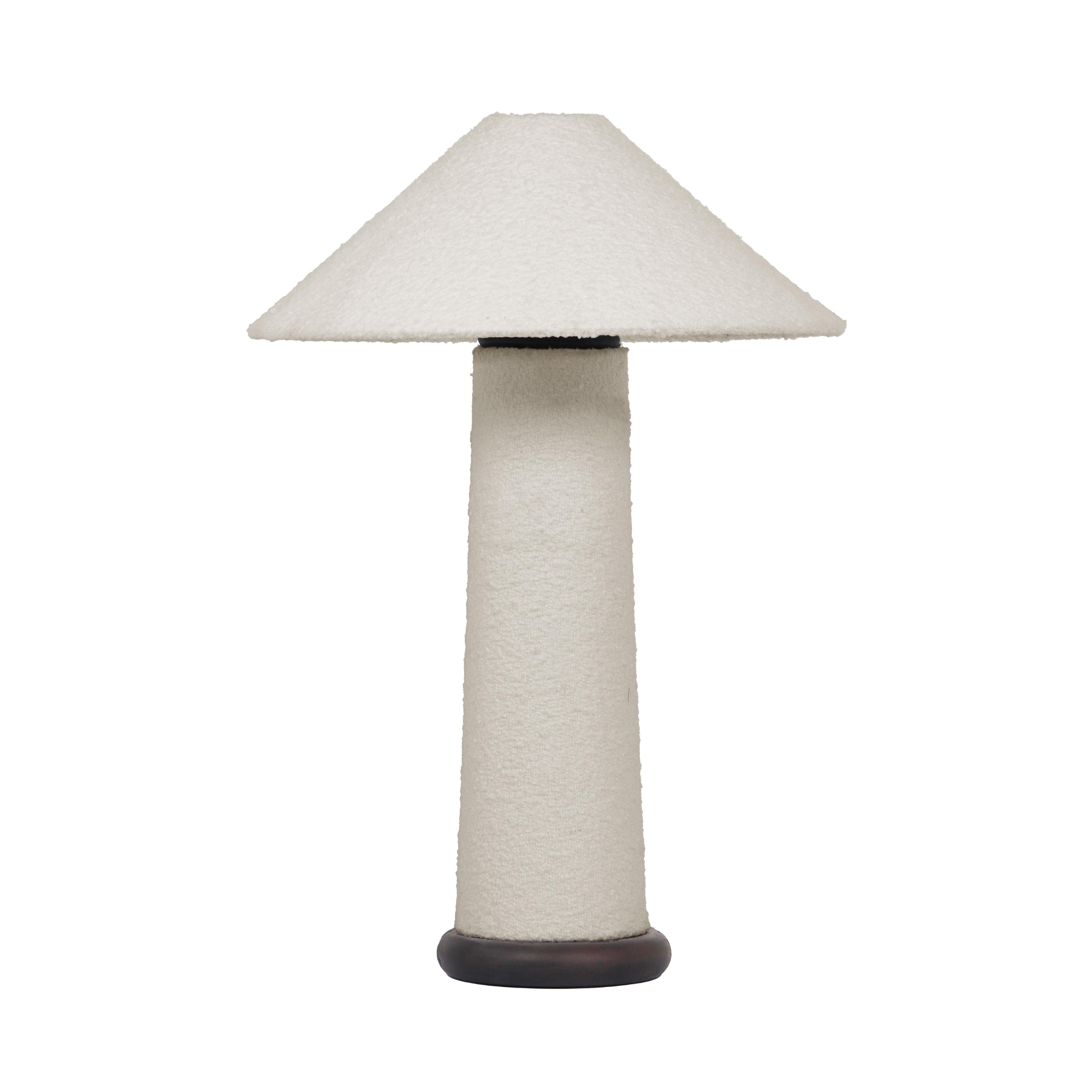 Faith White Boucle Table Lamp | TOV Furniture