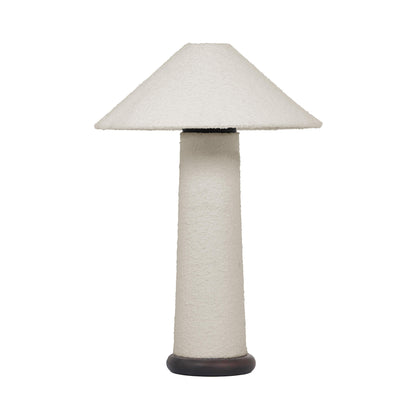 Faith White Boucle Table Lamp - Default Title - Image 2