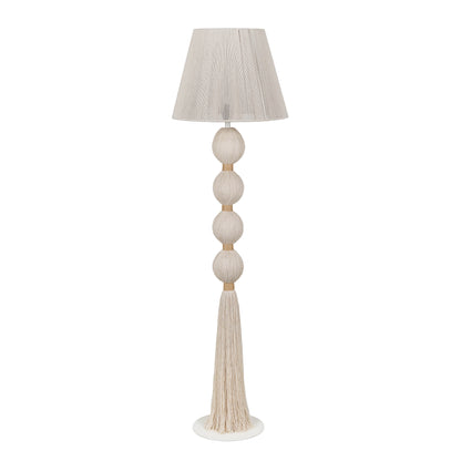 Samba White Cotton Floor Lamp - Default Title - Image 2