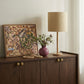Lamia Natural Burl and Raffia Contract-Grade Table Lamp - Image 2