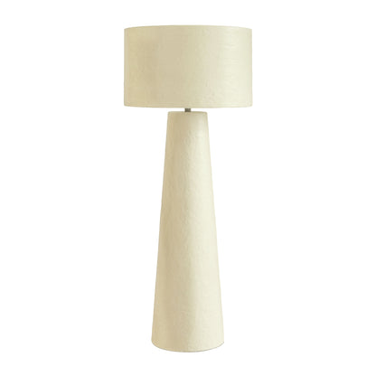 Yala Cream Papier Mache Floor Lamp - Default Title - Image 2