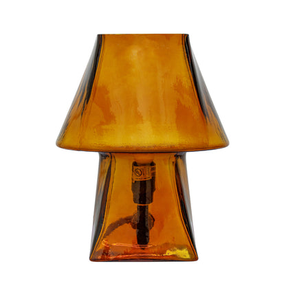 Luca Glass Mini Table Lamp - Amber - Image 1