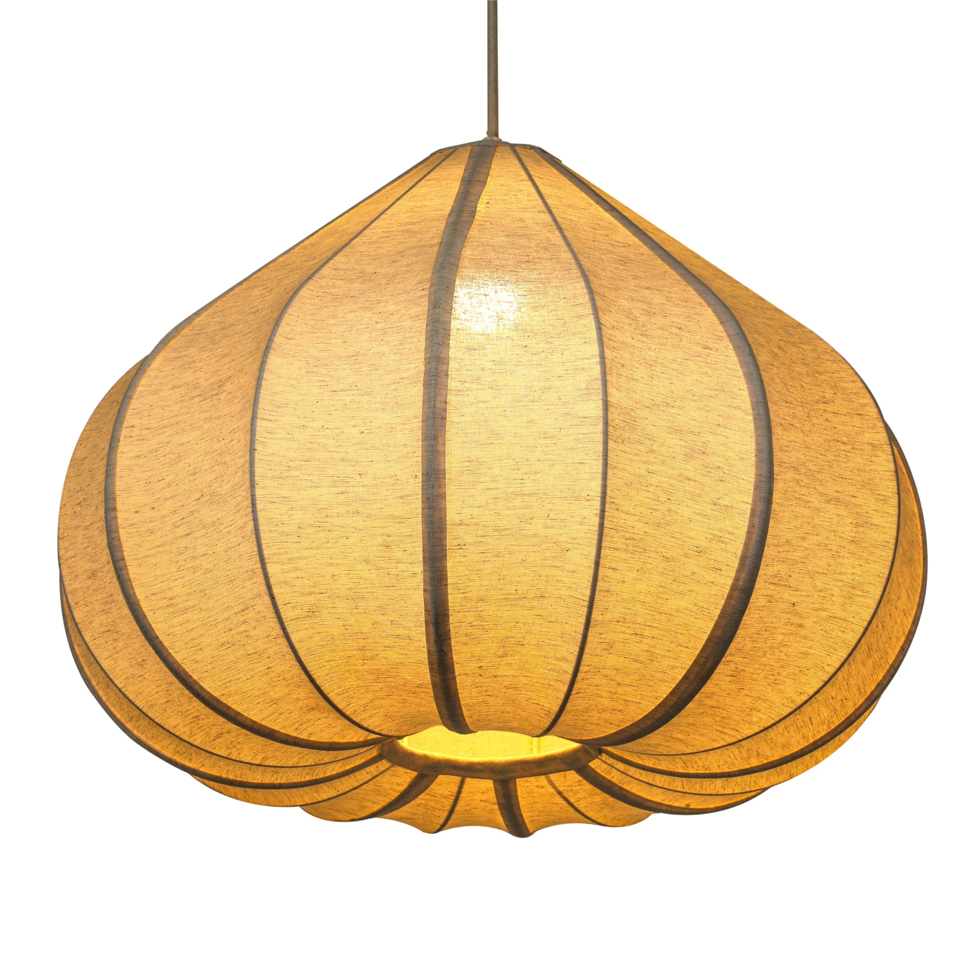 Zubeda Cotton Teardrop Pendant Lamp - Large - Image 3