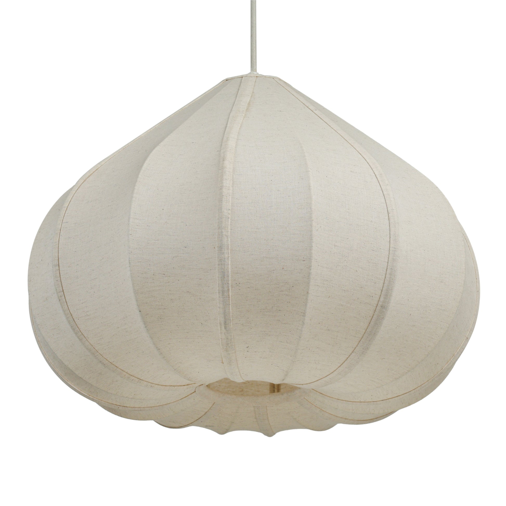 Zubeda Cotton Teardrop Pendant Lamp - Large - Image 4