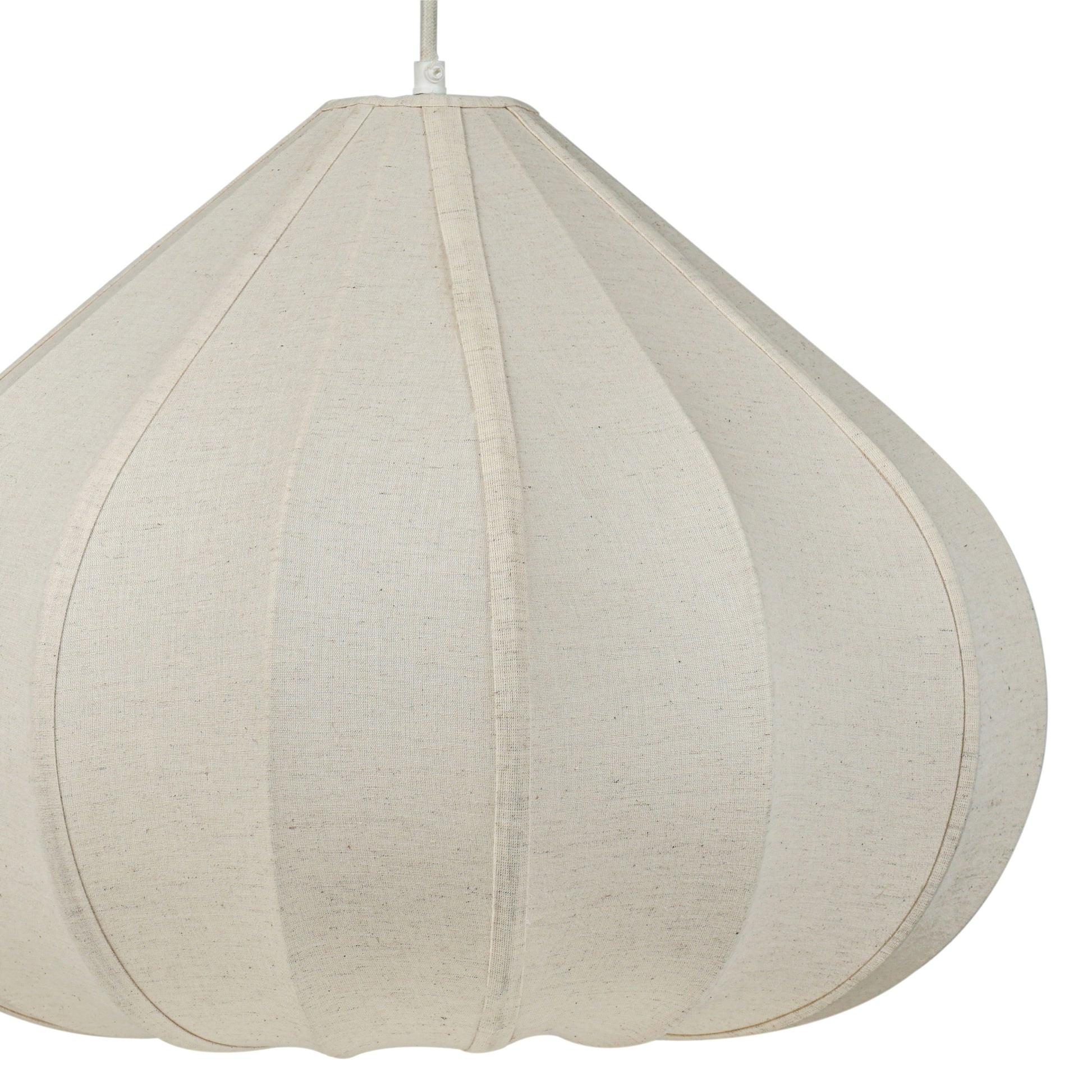 Zubeda Cotton Teardrop Pendant Lamp - Large - Image 5