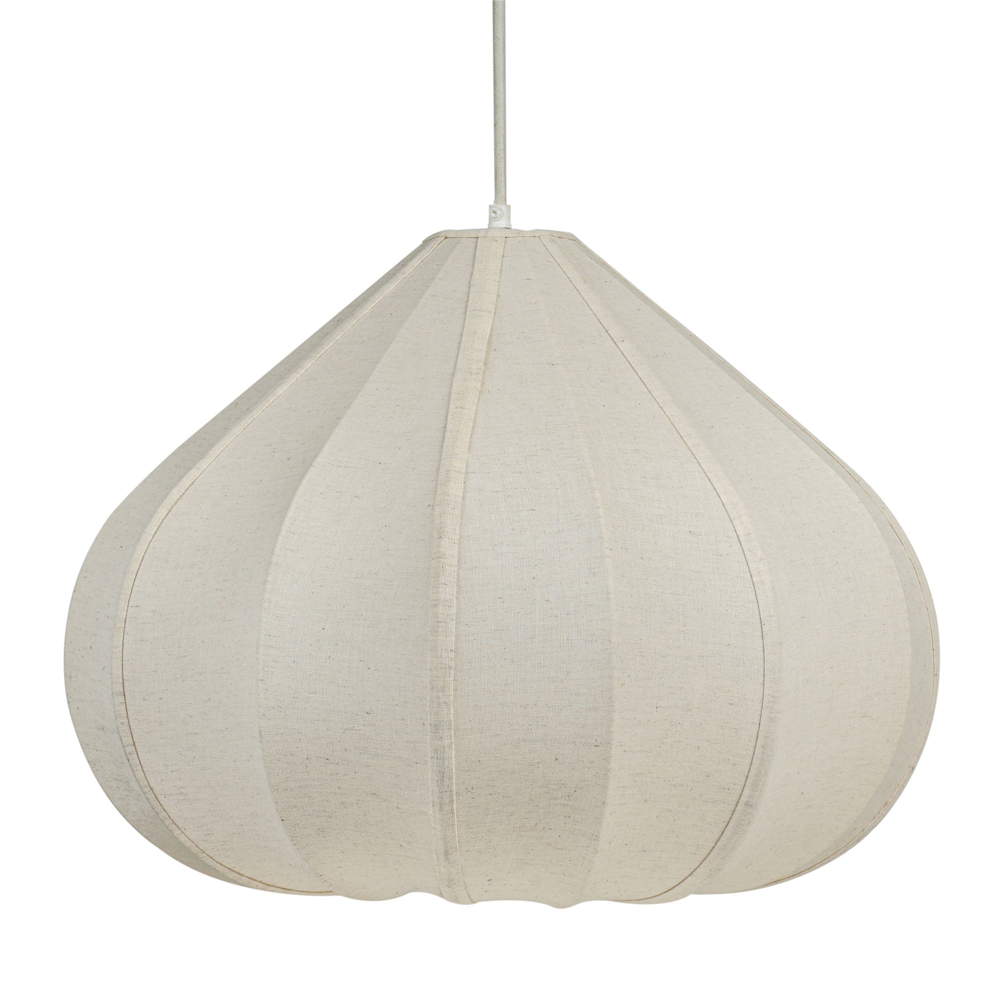 Zubeda Cotton Teardrop Pendant Lamp - Large - Image 1