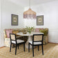 Buchanan Jute Fringed Scalloped Pendant Light - Image 2