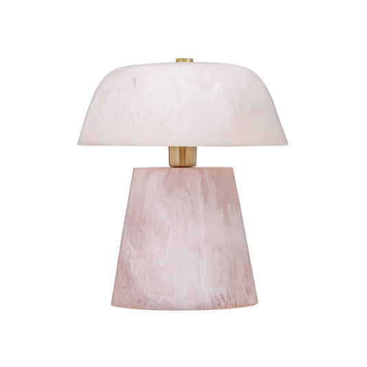 Pouty Pink Resin Table Lamp - Image 1