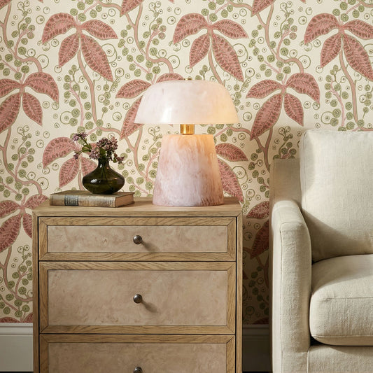 Pouty Pink Resin Table Lamp - Image 2