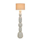 Pebble Cream Papier Mache Floor Lamp - Image 4