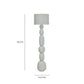 Pebble Cream Papier Mache Floor Lamp - Image 5