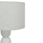 Pebble Cream Papier Mache Floor Lamp - Image 2