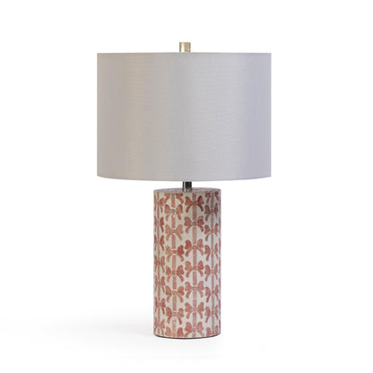 Lassy Pink Ribbon Capiz Shell Table Lamp - Default Title - Image 2