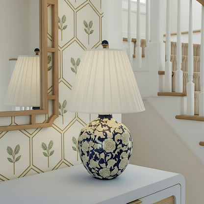 Diana Blue & White Table Lamp - Default Title - Image 1
