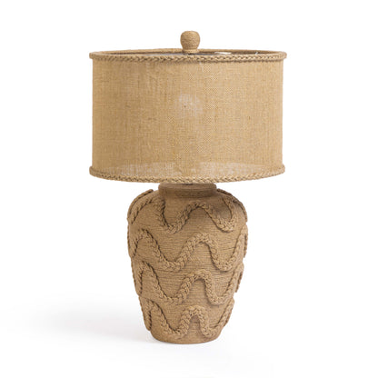 Baha Natural Bamboo Jute Table Lamp - Default Title - Image 2
