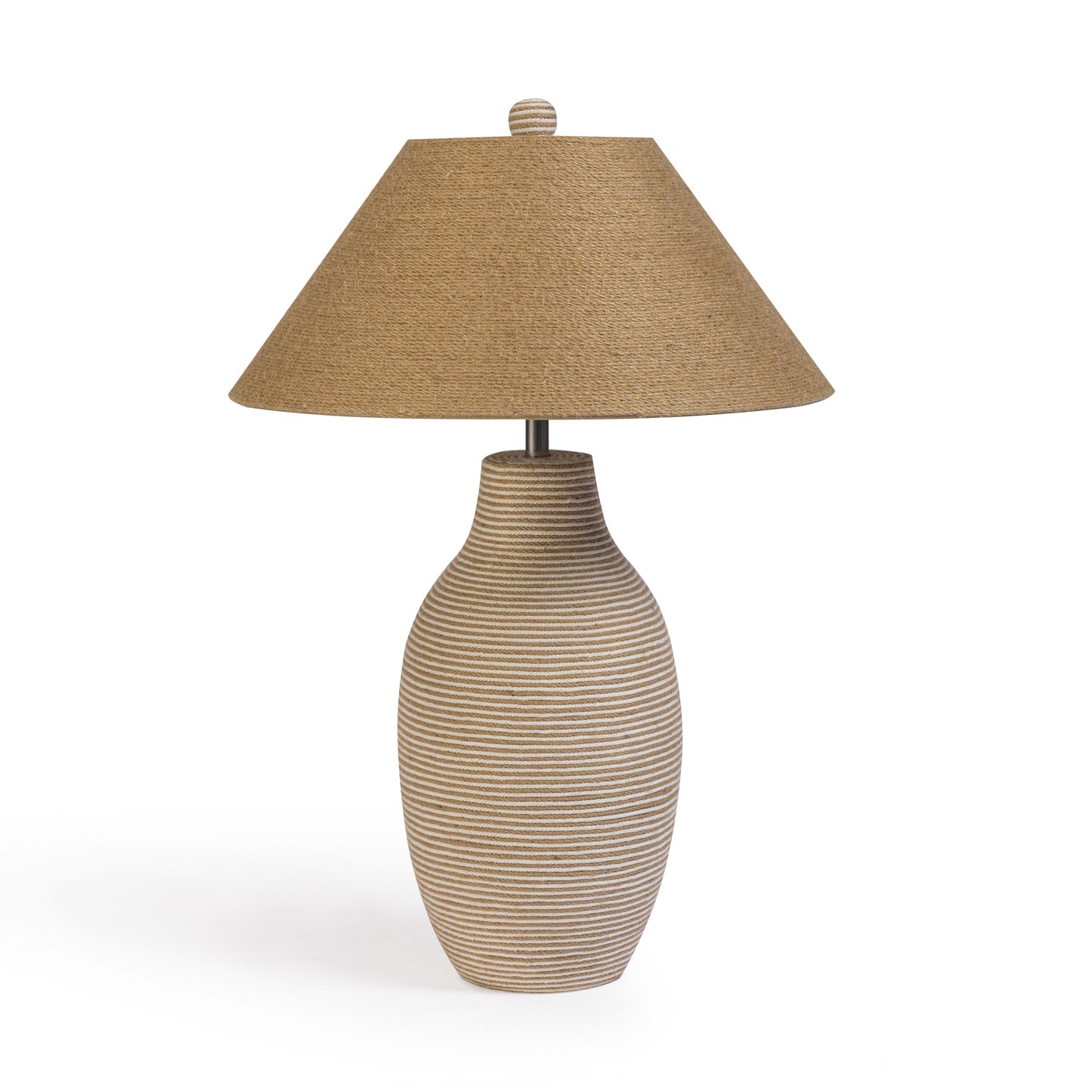 Tanga Natural Jute and Cotton Table Lamp - Image 1