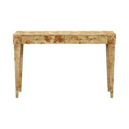 Brandyss 48" Burl 2-Drawer Work Desk - Natural - Image 1