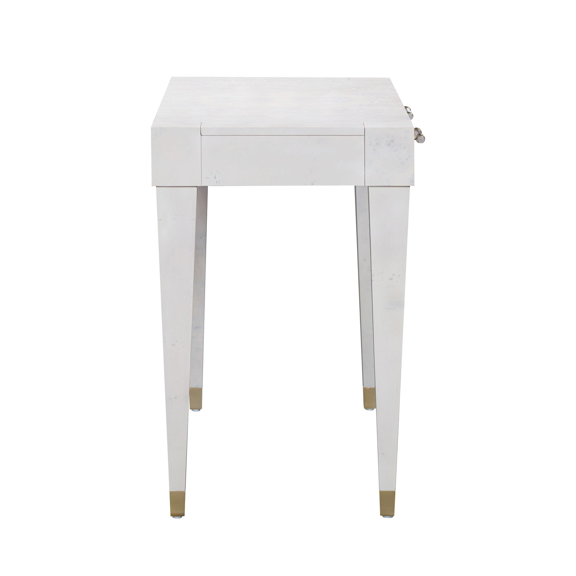 Brandyss 48" Burl 2-Drawer Work Desk - White - Image 5
