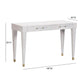 Brandyss 48" Burl 2-Drawer Work Desk - White - Image 9