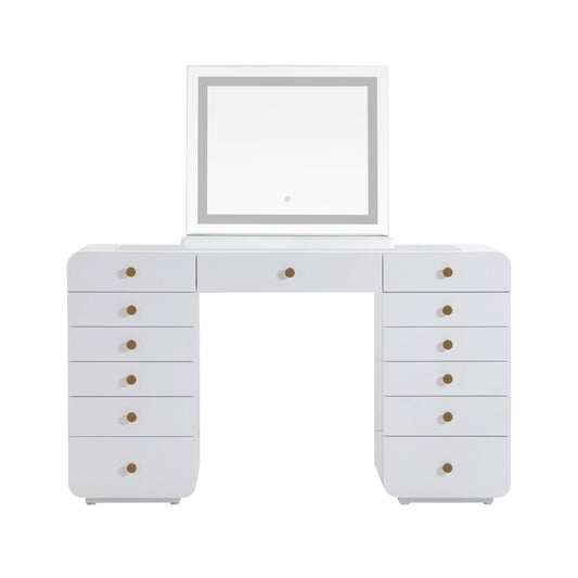 Hollywood White Vanity Desk