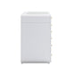 Hollywood 56" White Desk with LED Panel Vanity Mirror - Large - Image 5